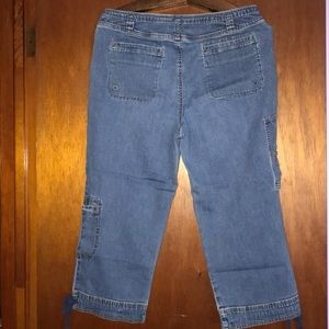 boyfriend cropped jeans by Coldwater Creek.